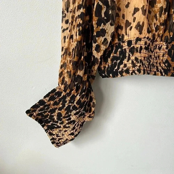 FREE PEOPLE | Roma Animal-Print Top - Picture 7 of 12